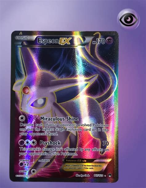 Espeon EX 117 122 XY Breakpoint TCG Coleccionistas