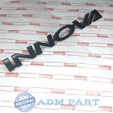 Jual Emblem Logo Tulisan Toyota Innova Hitam Silver Shopee Indonesia