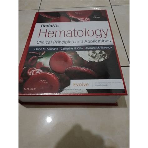 Rodak S Hematology 6th Edition W TOC Index Shopee Philippines