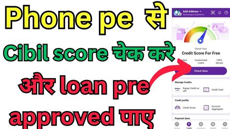 Phone Pe Se Cibil Score Kaise Check Kare How To Check Cibil Score