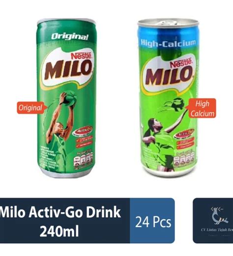 Milo Activ Go Drink 240ml Food And Beverages CV Lintas Tujuh Benua