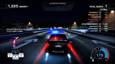 Need For Speed Hot Pursuit Gameplay Takedowns YouTube