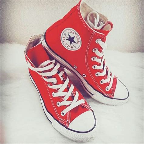 Red converse sneakers – light weight and fun shoes – fashionarrow.com