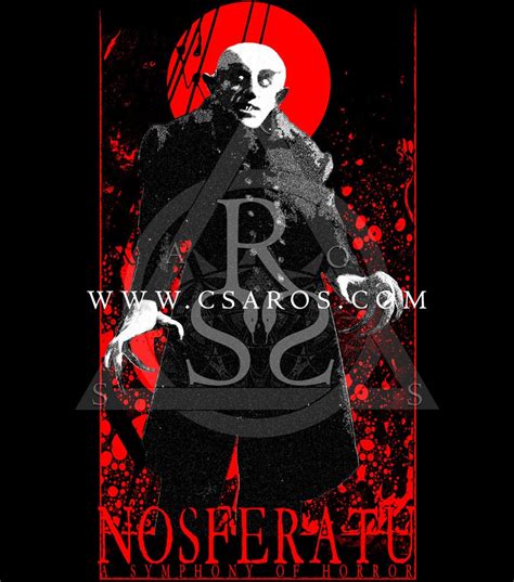 Nosferatu T Shirt Symphony Of Horror Count Orlok Vampire Dracula Gothic Tank Top Dark