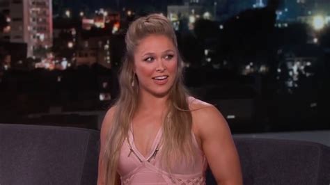 Ronda Rousey Loves Sex Before Fight Youtube