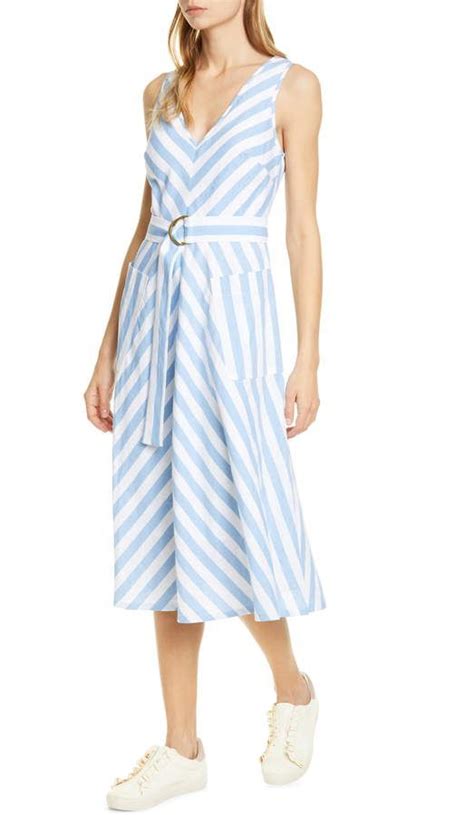 Kate Spade New York Deck Stripe Midi Dress Nordstrom Striped Midi