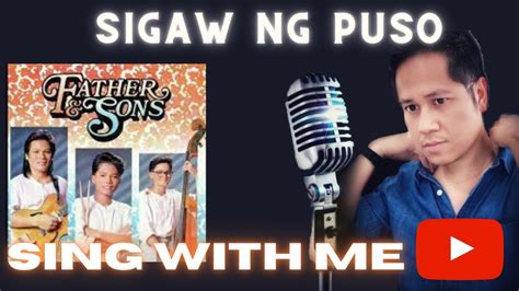 Sigaw Ng Puso Father And Sons Karaoke Duet Version Youtube