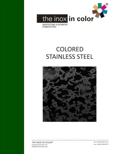 All The Inox in Color catalogs and technical brochures