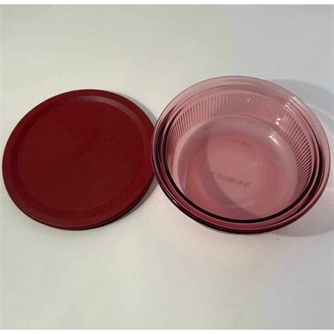 Corningware Kitchen Corning Ware Visions Cranberry Glass Bowl