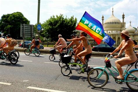 Brighton Naked Bike Ride Partners Extinction Rebellion To Highlight