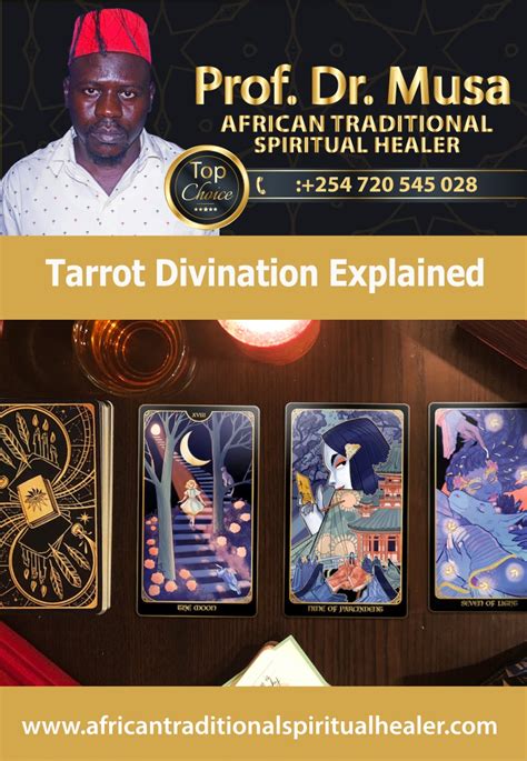 Tarrot Divination Explained By Prof Dr Musa Traditional African