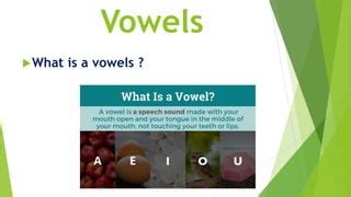 Classification Of Speech Sound Vowels Presentation PPT