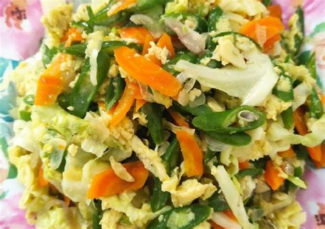 Resep Orak Arik Sayur Telor Oleh Buk Pray Cookpad