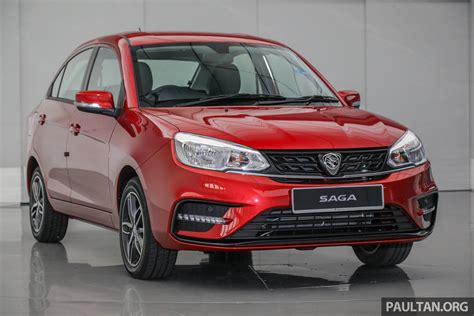 2019 Proton Saga Facelift Spec By Spec Comparison Paultan Org