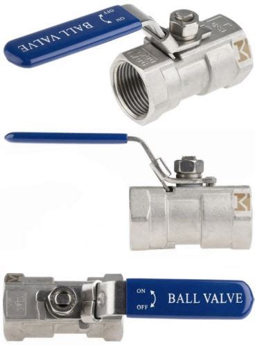 RS PRO 499 2818 Stainless Steel High Pressure Ball Valve Owner S Manual