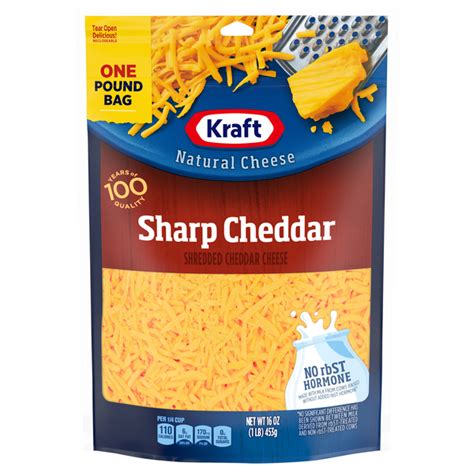 Save On Kraft Cheddar Cheese Sharp Shredded Natural Order Online Delivery Giant