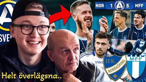 Allsvenskan är TILLBAKA Norrköping vs Malmö YouTube