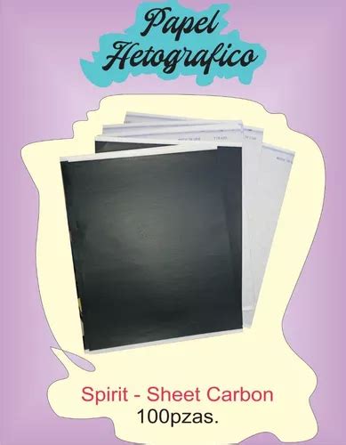 Papel Hectografico Spirit Carbon Sheet 200pzas C e Envío gratis