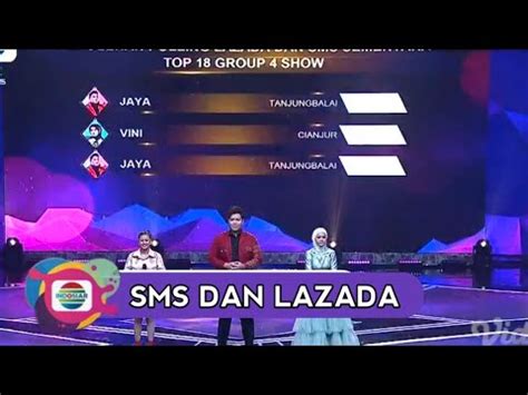 POLING SMS DAN LAZADA SEMENTARA GROUP 4 SHOW DA5 TOP 18 YouTube