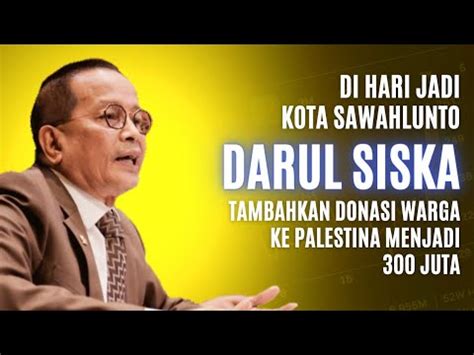 Darul Siska Beri Tambahan Donasi Palestina YouTube