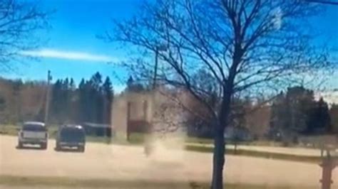 Video Police Chief Records Dust Devil In Dover Foxcroft