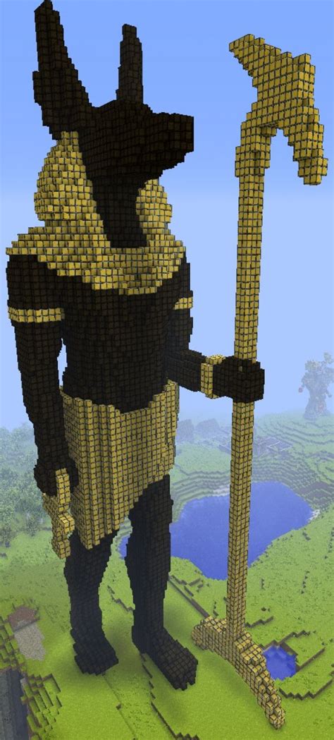 Anubis Large Statue Minecraft Map