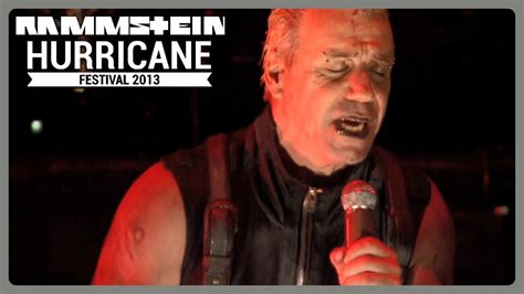 Rammstein Mein Herz Brennt Piano Version LIVE At Hurricane 2013