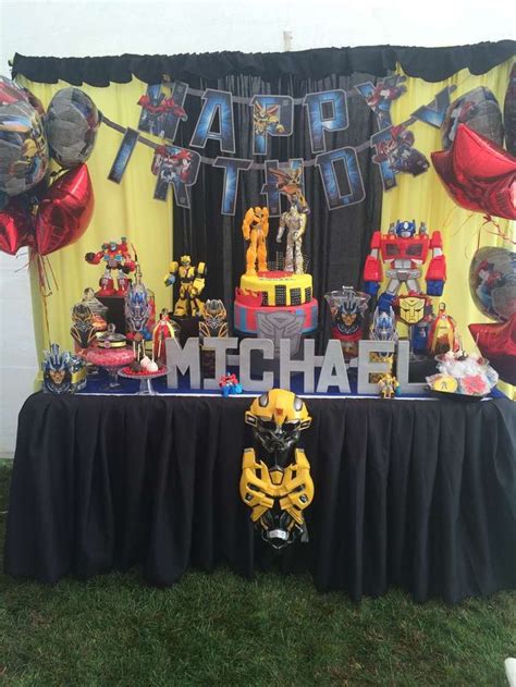 Transformers Birthday Party Ideas Photo 19 Of 22 Transformers Birthday Parties Transformer