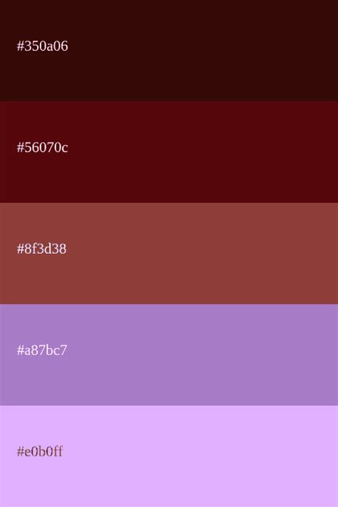 Wine Color Palettes Elegant Shades Codes