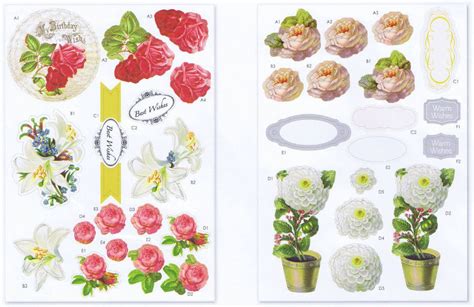 Floral Decoupage Kit Paper Craft Kits And Album Kits By Fundamentals