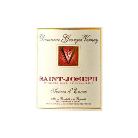 2022 Domaine Georges Vernay Saint Joseph Terres D Encre 12x750ml