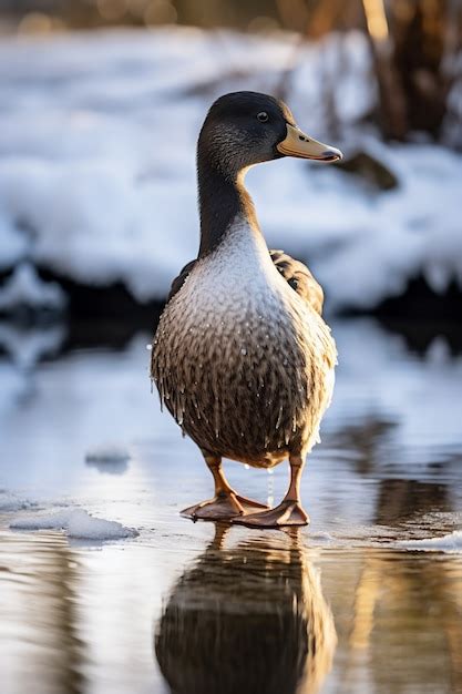 Canard Vivant Dans La Nature Photo Gratuite