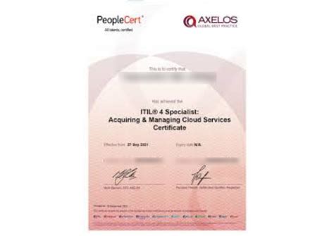 Itil® 4 Specialist Acquiring And Managing Cloud Services Novelvista