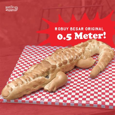 Jual Roti Buaya Besar Original Ukuran Meter Shopee Indonesia