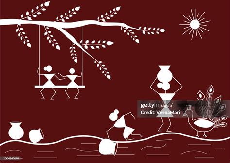 Warli Art High Res Vector Graphic Getty Images