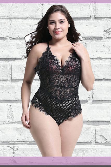 Plus Size Bodysuit Lingerie