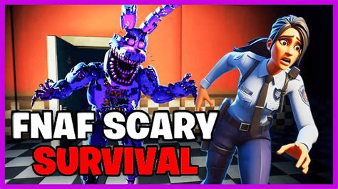 Fnaf Sur Fortnite On Test Fnaf Scary Survival Youtube