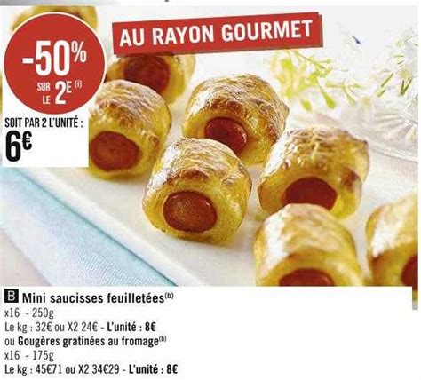 Promo Mini Saucisses Feuilletées chez Supermarchés iCatalogue fr