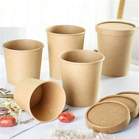 750ml Plain Brown Kraft Paper Food Container At Rs 98piece In Mumbai Id 2849907370148