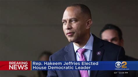 Rep Hakeem Jeffries Elected As Leader Of House Democrats Youtube