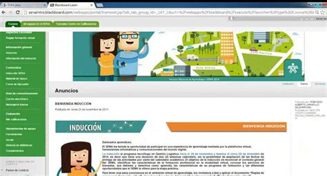 Blackboard Sena Ingresa E Inscr Bete A La Plataforma