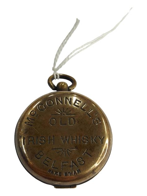 RARE COLLECTABLE MCCONNELLS OLD IRISH WHISKEY BELFAST TODDY CUP CASE