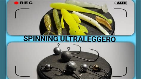 SPINNING ULTRALEGGERO Gomme E Teste Piombate YouTube