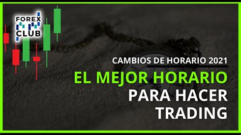 Este Es El Mejor Horario Para Hacer Trading Mejor Horario Forex