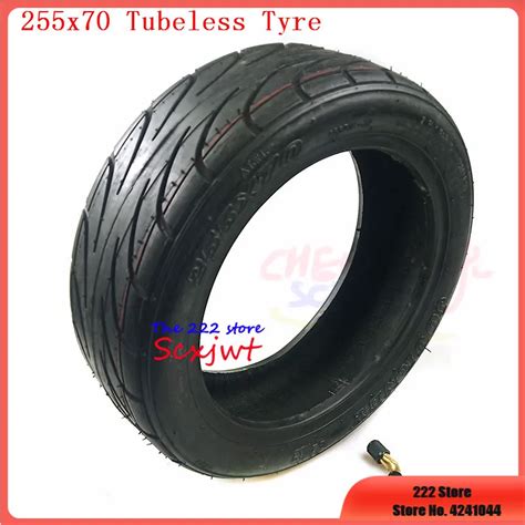 10 Inch Electric Scooter Tire 255 70 Thickened Tubeless Tire 255x70 Inflation Explosion Proof