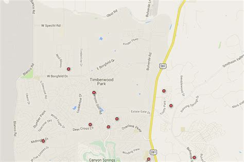 Registered Sex Offender Map Of San Antonio Area Zip Codes