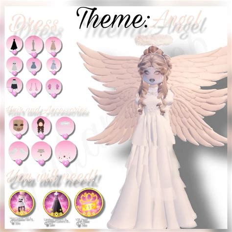 Dress To Impress Outfit In 2024 Angel Outfit Angel Theme Dress To