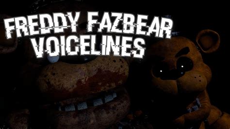 SFM FNAF SHORT Freddy Fazbear VoiceLines FNAF AR YouTube