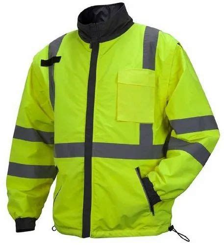 Full Sleeves Polyester Reflective Safety Jackets For Construction Size Large At Rs 1500 In