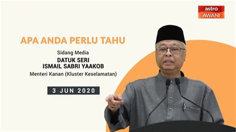 5 Perkara Penting Sidang Media Harian PKPB 03 Jun 2020 Video